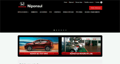 Desktop Screenshot of niponsul.com.br